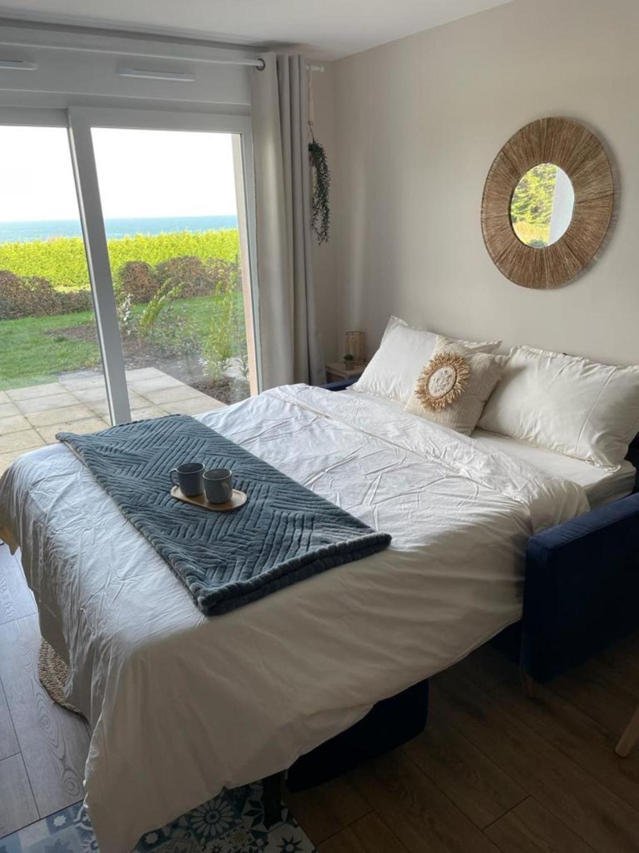 Bienvenue Au Studio L'Escale Bleue Avec Vue Mer Et Sur Le Cap Frehel Saint-Cast-le-Guildo Buitenkant foto