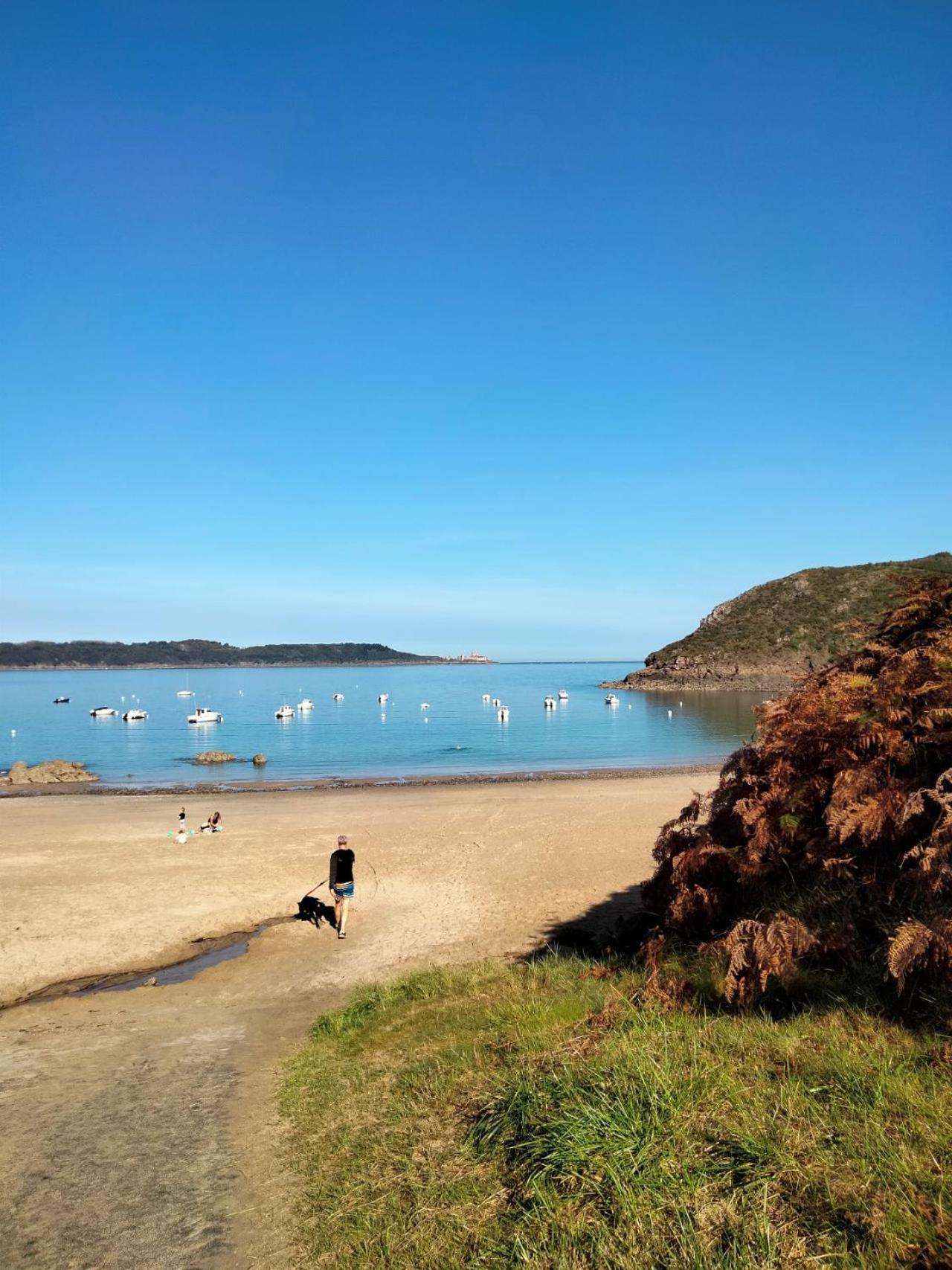 Bienvenue Au Studio L'Escale Bleue Avec Vue Mer Et Sur Le Cap Frehel Saint-Cast-le-Guildo Buitenkant foto